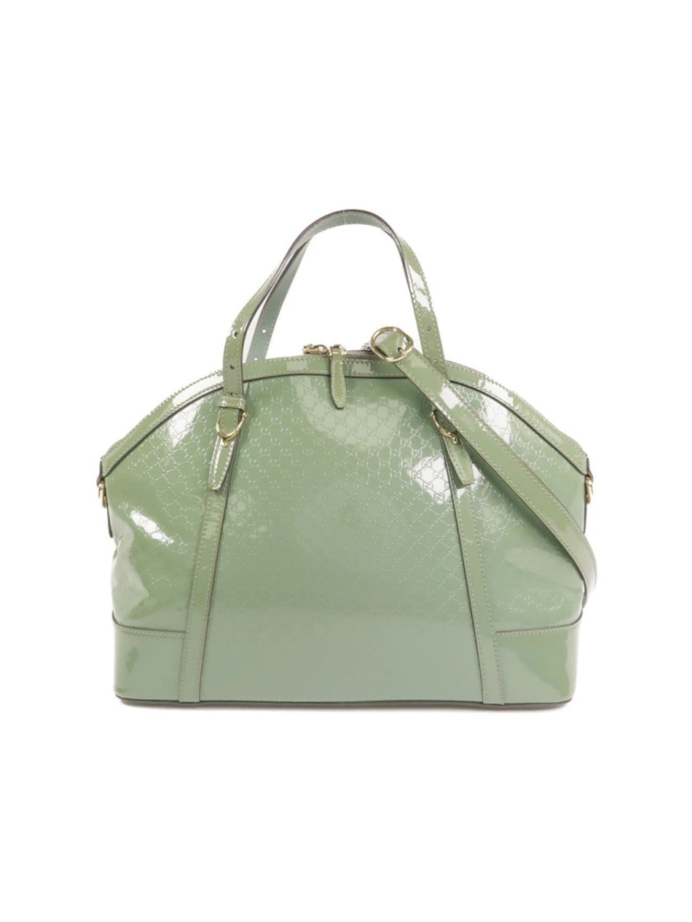 Gucci Microguccisima Patent Leather Dome